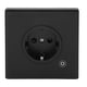 thumbnail image 2 of Smart Socket 16A 3000W Modern Design Multi Function Smart Timing Wall Outlet EU Plug 95‑245V Black For Zigbee Version, 2 of 5