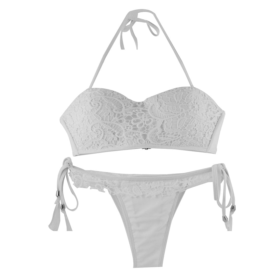 white padded swimsuit