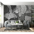 thumbnail image 6 of Tiptophomedecor Background & Patterns Wallpaper Wall Mural - Big Dark Grey Rocks, 6 of 8