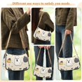 thumbnail image 4 of FORMRS Womens Shoulder Bag with Chain Strap Clutch Purse Cute Tote Handbag, Halloween Black Pumpkins, 4 of 7