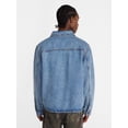 thumbnail image 4 of No Boundaries Denim Shacket with Long Sleeves, 100% Cotton 14 oz Denim, Men's XS-4XLT, 4 of 8