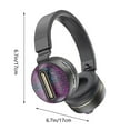 thumbnail image 3 of lulshou Bluetooth Headphones, Ireless Headphones Bluetooth Earphone HIFI Stereo Headset BASS Mode Gaming Earbuds Over The Ear Headphones Wireless, 3 of 7