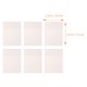 thumbnail image 3 of 6 unids Transparente Memo Nota Nota Adhesivo Nota Pads Impermeable Memo Pad 50 Hojas / Pad, 3 of 7