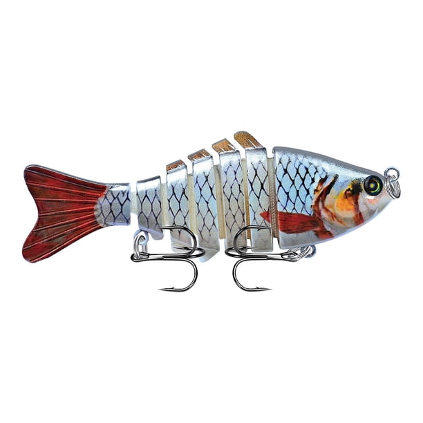 Artefacto de pesca eficiente: diseño realista que nada y atrae a los peces