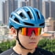 thumbnail image 5 of Casco de Ciclismo Toystoory Protección para la cabeza Transpirable Multifuncional Azul oscuro, 5 of 6
