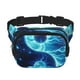 thumbnail image 1 of Fotbe Blue Yin And Yang Cangurera Cuadrada con Estampado de Doble Capa, Bolsa de Cintura Ajustable Mini para Hombres y Mujeres, 1 of 9