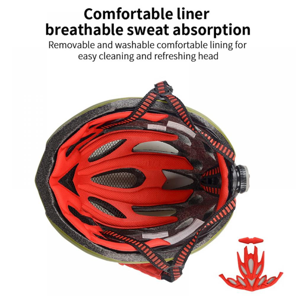 M/L;L/XL Portable Helmet Backpack/Detachable Visor/Safety Rear Led Light/CE Certification KING BIKE Cycle Helmets 