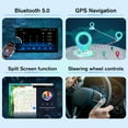 thumbnail image 5 of AWESAFE Wireless Carplay Car Radio Stereo Compatible Mitsubishi Outlander 2014-2018,Andriod 12 2GB+32GB with Carplay Android Auto GPS Navigation Bluetooth Steering Wheel Control, 5 of 7