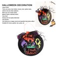 thumbnail image 3 of Halloween Sign Decor, Clear Print Halloween Wood Sign Add Ambience Beautiful  For Party, 3 of 8
