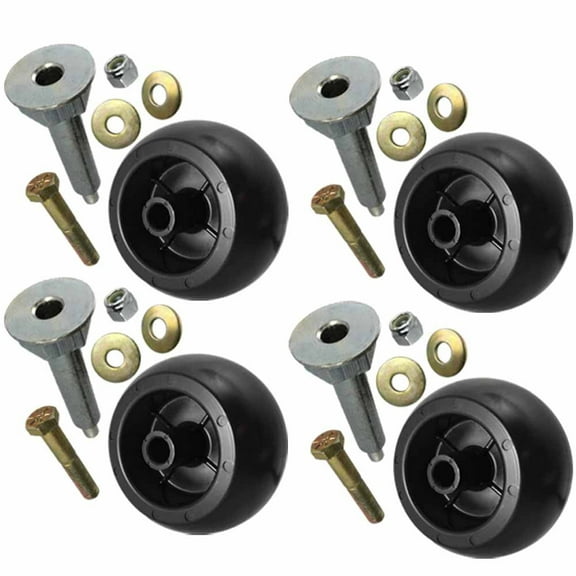 4Pk Deck Wheels & Hardware Kit for Exmark 103-8415 116-9981 103-5364 3211-46