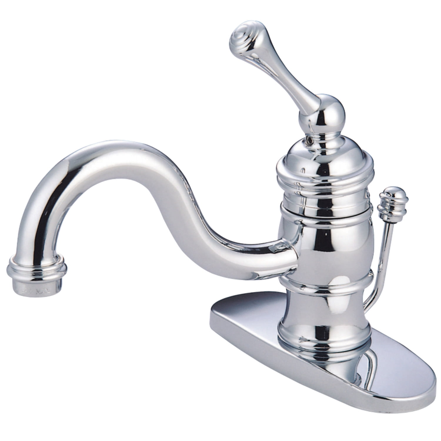 Kingston Brass KB3401BL Victorian 4" Centerset Single Handle Bathroom Faucet, Polished Chrome