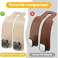thumbnail image 3 of Car Back Seat Headrest Hooks, Car Hooks for Purses and Bags Cute, Purses Holder for Car, Car Seat Back Double Hooks, 3 of 6