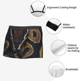 thumbnail image 3 of Gaeub Ball Phyton Snake Print Men's Boxer Briefs,Super Fit Boxer Briefs for Men,Quick-Dry Underwear with 4-Way Stretch-Medium, 3 of 5