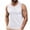 White, variant on Men's Big and Tall Tank Tops Sleeveless Crewneck Mesh Shirts Casal Cycling Base Layer Breathable Undershirt
