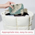 thumbnail image 6 of Polar Bear Velvet Portable Jewelry Stand with Removable Compartment - Travel Organizer, Earring Holder, and Organizer Box - Gift, 6 of 7