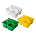 thumbnail image 1 of Cesta organizadora de almacenamiento perfecl 3 piezas Soporte divisor de caja de rejilla múltiple para maquillaje Amarillo Verde Blanco, 1 of 8