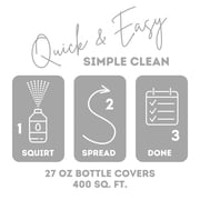 Quick Shine Hardwood Floor Luster, Pfas-Free Formula Floor Polish with Plant-Derived Carnauba 27 fl oz
