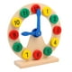 thumbnail image 1 of Reloj de madera, reloj educativo de juguete para niños, material de enseñanza de horas Montessori, juguete educativo de madera para bebés de 3, 4, 5 y, 1 of 8