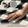 thumbnail image 6 of ODIKA 2'x3' Washable Doormat Non-Slip, Low Pile Checkered Alternating Checkerboard Repeating Entry Music Geometric for Entryway, Kitchen, Laundry Room, 6 of 7