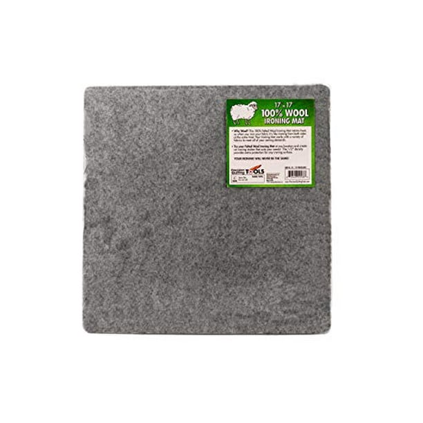 precision quilting tools 17" x 17" wool ironing mat