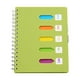 thumbnail image 1 of FELTECHELECTR Cuadernos de espiral lateral, gruesos, para estudiantes, papelería para diario, viajes (tamaño mediano A5, verde), 1 of 7