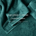 thumbnail image 6 of Superior 800 GSM Egyptian Cotton 8-Piece Towel Set, Soft Ultra Absorbent Towels, Purple, 6 of 7