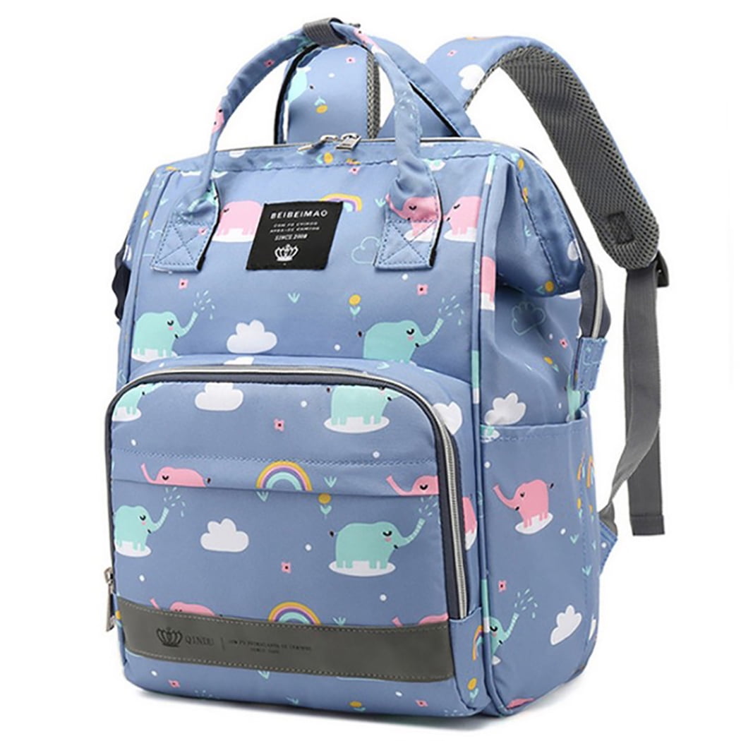 Floral Changing Bag Backpack Baby Diaper Nappy Backpack Mummy UK 