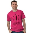 thumbnail image 5 of You Decide Happy Sad Emoticon Cute Men's Graphic T Shirt Tees Brisco Brands X, 5 of 6