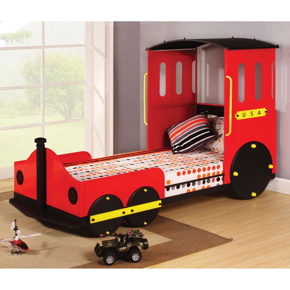 Acme Tobi Train Bed, Twin, Multiple Colors