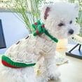 thumbnail image 4 of New Style Pet Dog Clothes Winter Sweater Warm Thick Wool Warm for Small Medium Dog Sweatshirt Winter Pet Coat Dog Clothes for Small Dogs Green S, 4 of 9