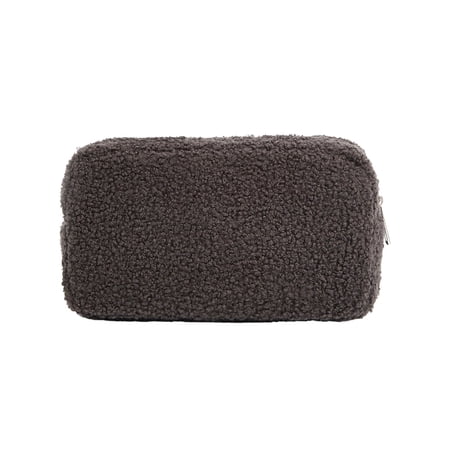 Solid Color Teddy Fleece Cosmetic & Travel Storage Bag – Lightweight Portable Organizer for Makeup Toiletries & Personal Care with Secure Zipper Closure Solid Color Teddy Fleece Cosmetic & Travel Storage Bag – Lightweight Portable Organizer for Makeup Toiletries & Personal Care with Secure Zipper Closure