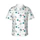 thumbnail image 1 of Fotbe Cartoon House Car Camisa Hawaiana para Hombre Unisex – Camisa Casual de Verano con Botones de Manga Corta de Algodón y Lino,XX-Large, 1 of 7
