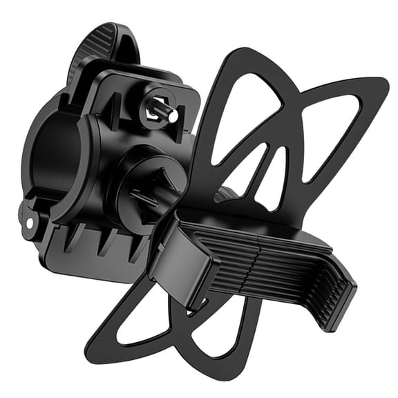 GOOHOCHY 1Pc Phone Holder for Bikes Phone Stand Bike Handle Bar Phone Support Motorcycle Phone Holder (Black)