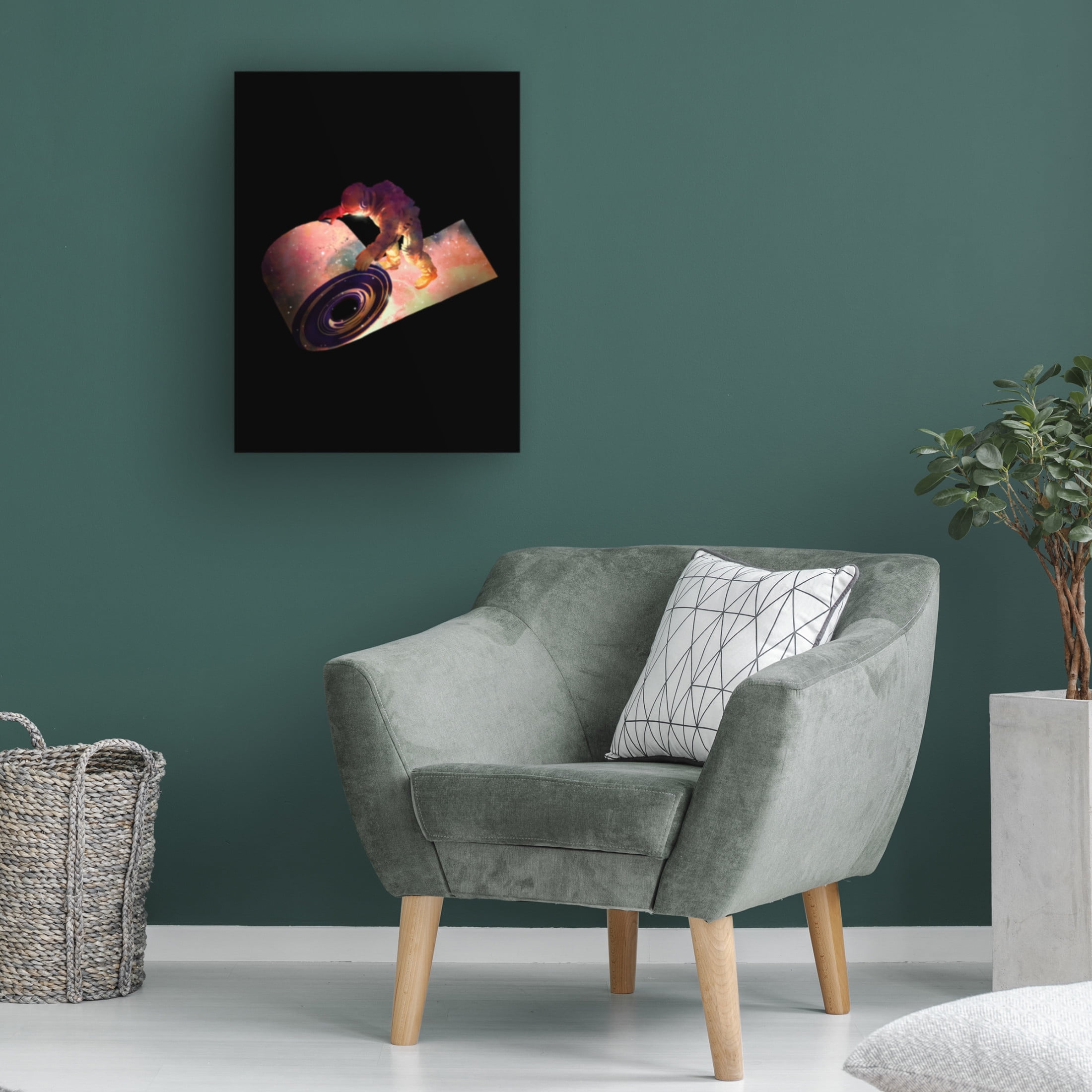 Canvas Wall Art - Francis Minoza 'Roll Out' Wall Art for Living Room, Bedroom, or Office D?cor by Trademark Fine Art - 35 x 47 Inches