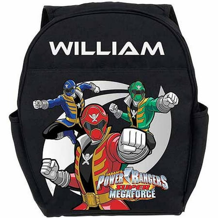 Personalized Power Rangers Super Megaforce Toddlers' Black Backpack