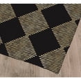 thumbnail image 3 of Porch & Den  Teton Checkered Pattern Area Rug 9'x12' 9' x 12' Indoor Living Room Rectangle, 3 of 5