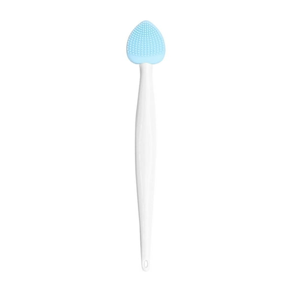 Pore Brush For Nose Deep Cleansing Silicone Exfoliator Blackhead Removal Tool Heart Shaped Facial Massage Brush Lip Scrub Double Cleaning Brushes