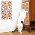 thumbnail image 1 of Tapete rascador de sisal para gatos, de 22 x 13 pulgadas, para piso de pared, muebles de sofá, tablero de postes rascadores para gatos con cinta de velcro, protector de muebles antiarañazos, 1 of 5