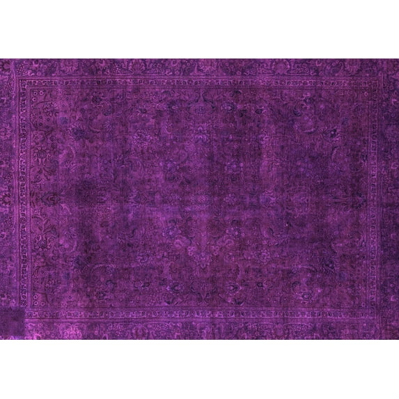 Ahgly Company Indoor Rectangle Abstract Pink Modern Area Rugs, 5' x 8'