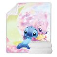 thumbnail image 1 of Manta 3D de Disney Stitch, manta mullida de franela con dibujos animados de monstruo a la moda, manta polar para sofá, viaje, Camping, regalo para niños y adultos, 1 of 4