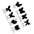 thumbnail image 4 of Pegatinas de mariposa de 7,5x9,8 pulgadas, estilo mariposa, impresión de alta definición, pegatinas de álbum de recortes con patrón transparente para taza de libro, 4 of 5