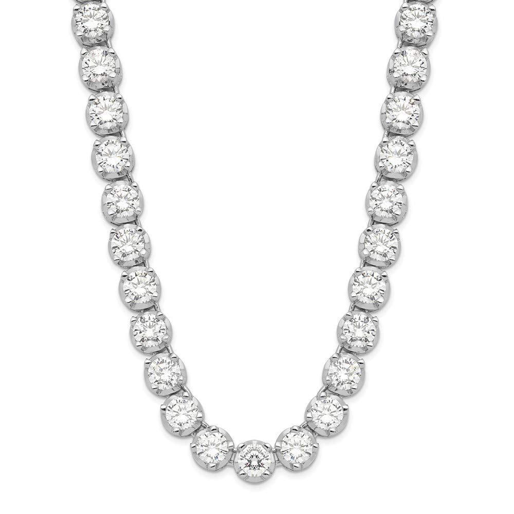 ◆STONEHENgE◆ silver cubic necklace SC24B25E Stonehenge DAL Silver Necklace Silver 925 Cubic Zirconia