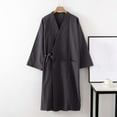 thumbnail image 2 of Women's Short Robes Bathrobe Lightweight Kimono Robes Soft Sleepwear Loungewear for Ladies, 2 of 3
