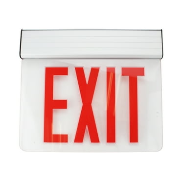 Monument Combination Led Exit Sign And Halogen Emergency Light ...