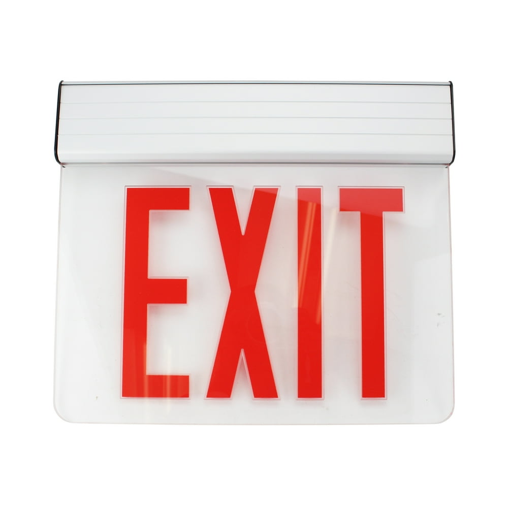 Navilite Nnyxes1Raa Exit & Emergency Lighting, Ny Edge Lit Led Exit