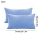 thumbnail image 3 of Fundas de almohada estándar de microfibra de 2, sensación suave de terciopelo, absorbente de humedad, resistente a arrugas, fundas antideslizantes para pelo y piel, tamaño estándar de 20x30 pulgadas, 3 of 6