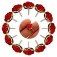 thumbnail image 5 of KAKOWELY 30Pcs Floral Push Pin Thumbtacks Rose Tacks Map Supply Multi Function,0.47"X0.47"X0.39", 5 of 5