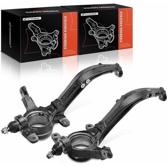 A-Premium Steering Knuckle Compatible with Acura TSX Honda Accord 2003-2008 Front Side 2-PC