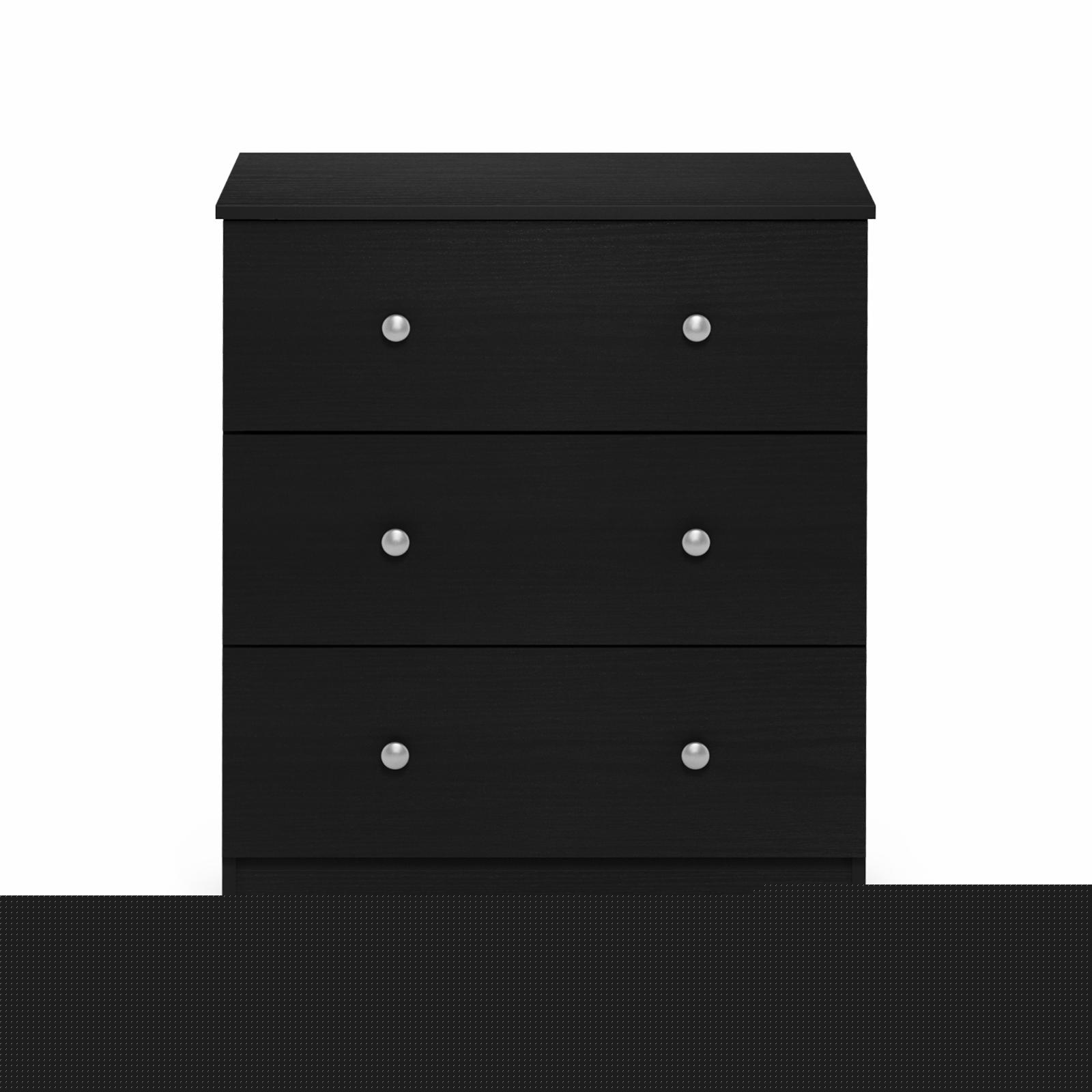 Furinno Tidur Simple Design 3-Drawer Dresser, Americano