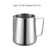 thumbnail image 4 of Billuyoard Jarra de espuma de leche inoxidable de 350ml/600ml/100ml, jarra de café Latte, taza a escala artesanal Barista Juegos de servir café y té escala 1000ml, 4 of 6